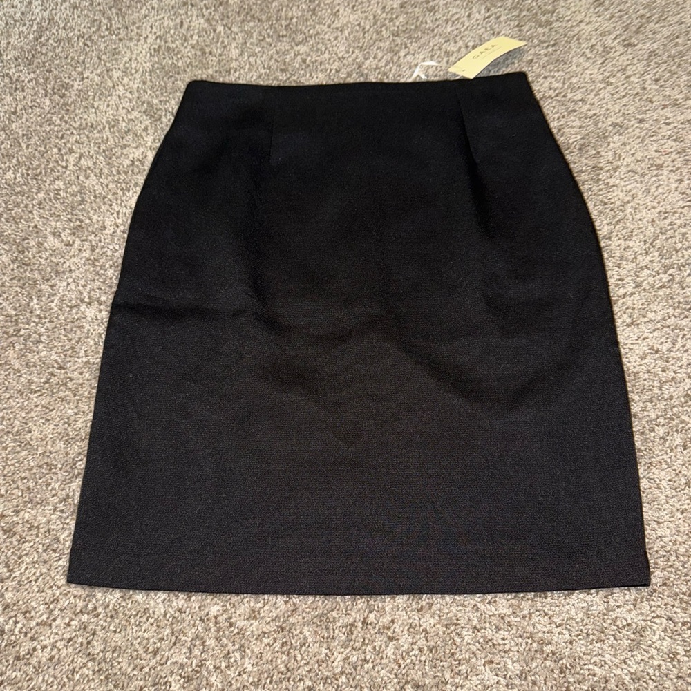 Black Pencil Skirt Knee-Length Workwear